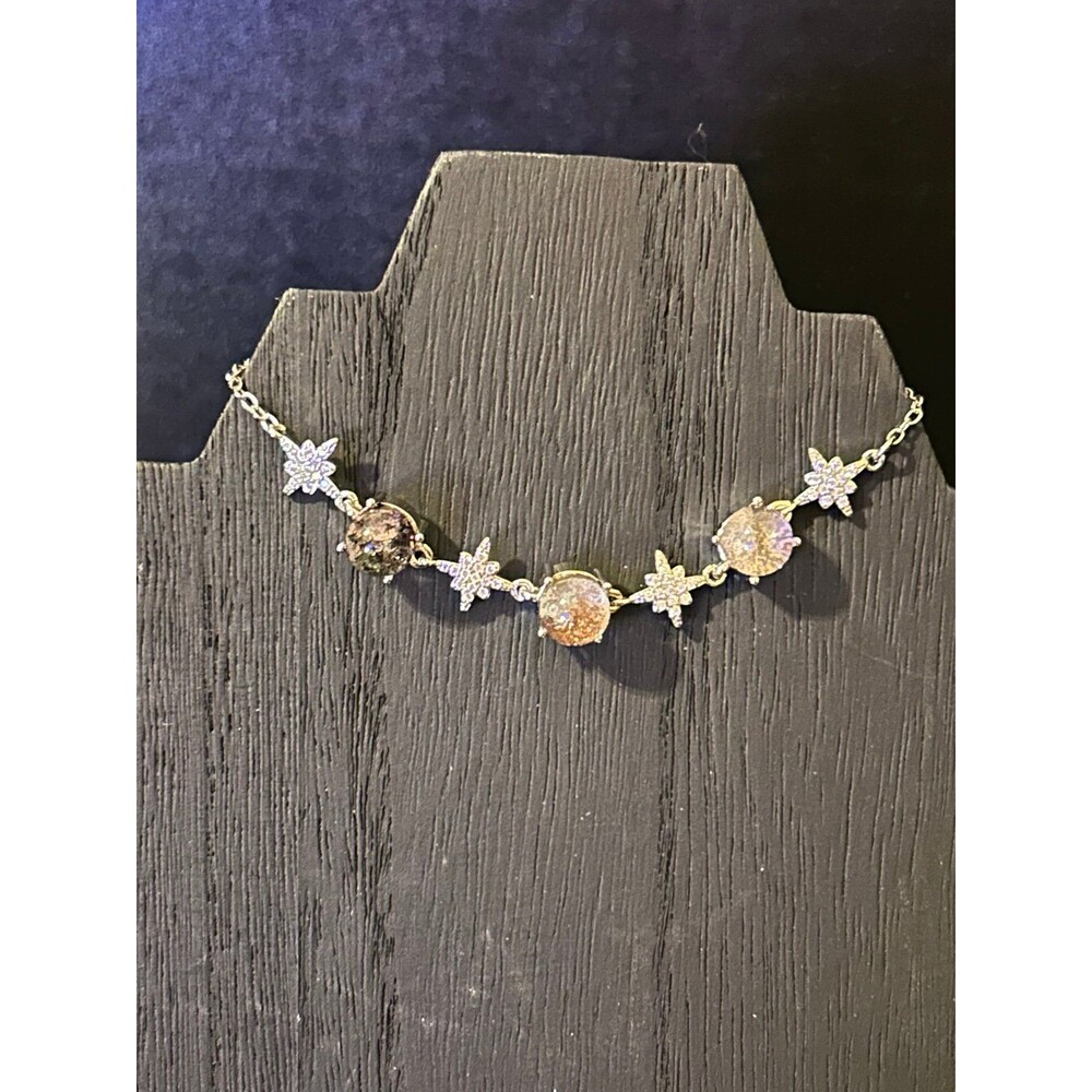 Garden Quartz and CZ Starburst Bracelet